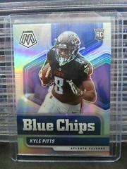 Kyle Pitts [Silver] #10 Football Cards 2021 Panini Mosaic Blue Chips Prices