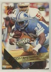 Barry Sanders [50 Stripe] Football Cards 1993 Wild Card Prices
