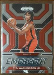 TyTy Washington Jr. #18 Basketball Cards 2022 Panini Prizm Emergent Prices