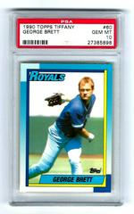 George Brett #60 Baseball Cards 1990 Topps Tiffany Prices