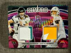 Trevor Lawrence / Justin Herbert [Pink Neon] #4 Football Cards 2023 Panini Spectra Rivals Prices