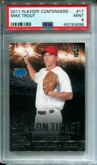 Mike Trout Baseball Cards 2011 Playoff Contenders Prices