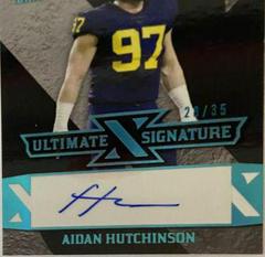 Aidan Hutchinson Football Cards 2022 Leaf Ultimate Draft Autographs Prices
