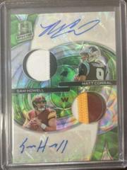 Matt Corral, Sam Howell [Green] #DPA-CH Football Cards 2022 Panini Spectra Dual Patch Autographs Prices