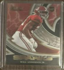 Will Anderson Jr. #SPR-WA Football Cards 2023 Panini Select Draft Picks Sparks Prices