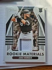 Jake Burger Baseball Cards 2022 Panini Absolute Rookie Materials Prices