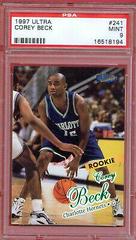 Corey Beck #241 Basketball Cards 1997 Ultra Prices