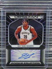 Day'Ron Sharpe [Purple] Basketball Cards 2021 Panini Obsidian Rookie Eruption Signatures Prices