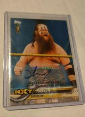 Hanson [Blue Autograph] Wrestling Cards 2018 Topps WWE Then Now Forever Prices
