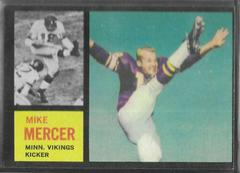 Mike Mercer Football Cards 1962 Topps Prices