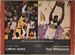 LeBron James, Zion Williamson #104 Basketball Cards 2019 Panini Instant Prices