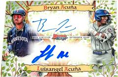 Bryan Acuna, Luisangel Acuna Baseball Cards 2023 Bowman's Best Family Tree Dual Autographs Prices
