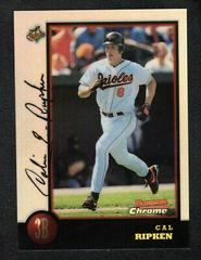 Cal Ripken Jr. [Refractor] #222 Baseball Cards 1998 Bowman Chrome Prices