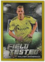 Walker Zimmerman [Gold] Soccer Cards 2022 Topps Chrome MLS Field Tested Prices