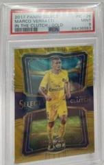 Marco Verratti [Gold] Soccer Cards 2017 Panini Select in the Clutch Prices
