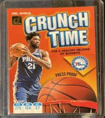 Joel Embiid [Press Proof] #14 Basketball Cards 2019 Panini Donruss Crunch Time Prices