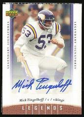 Mick Tingelhoff #35 Football Cards 2006 Upper Deck Legends Legendary Signatures Prices