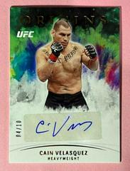 Cain Velasquez [Gold] #OA-CVL Ufc Cards 2022 Panini Chronicles UFC Origins Autographs Prices