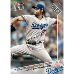 Clayton Kershaw Baseball Cards 2017 Topps Now Prices