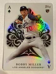 Bobby Miller [Black] #AA-64 Baseball Cards 2023 Topps Update All Aces Prices