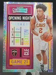Collin Sexton [Opening Night Ticket] Basketball Cards 2020 Panini Contenders Prices