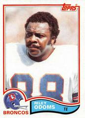 Riley Odoms #83 Football Cards 1982 Topps Prices