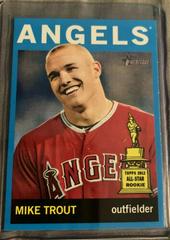 Mike Trout [No Hat Wal Mart Blue Border] #430 Baseball Cards 2013 Topps Heritage Prices