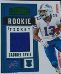 Gabriel Davis #RTS-GDA Football Cards 2020 Panini Contenders Rookie Ticket Swatches Prices