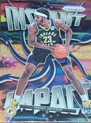 Isaiah Jackson Basketball Cards 2021 Panini Prizm Instant Impact Prices