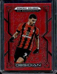 Dominic Solanke [Red Flood] Soccer Cards 2022 Panini Obsidian Prices