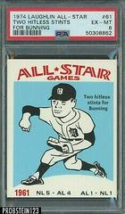 Two Hitless Stints [For Bunning] Baseball Cards 1974 Laughlin All Star Prices