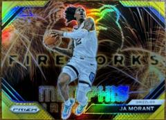 Ja Morant [Gold] #8 Basketball Cards 2023 Panini Prizm Fireworks Prices