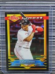 Rafael Devers [Black Refractor] #102 Baseball Cards 2021 Topps Finest Flashbacks Prices