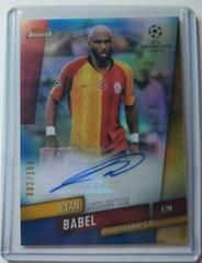 Ryan Babel [Blue Refractor] Soccer Cards 2019 Finest UEFA Champions League Autographs Prices