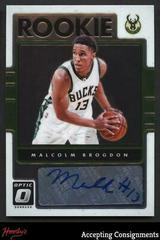 Malcolm Brogdon Basketball Cards 2016 Panini Donruss Optic Rookie Signatures Prices