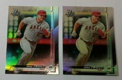 Mike Trout [Sky Blue] Baseball Cards 2019 Bowman Platinum Prices