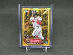 Ronald Acuna Jr. [Lava Gold] #57 Baseball Cards 2023 Topps Gilded Collection Prices