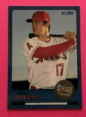 Shohei Ohtani [Blue] #AS-SO Baseball Cards 2019 Topps Archives Snapshots Prices