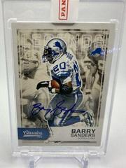 Barry Sanders [White Jersey Autograph] #138 Football Cards 2016 Panini Classics Prices