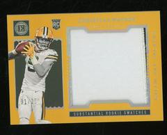 Christian Watson [Gold] #SS-16 Football Cards 2022 Panini Encased Substantial Rookie Swatches Prices