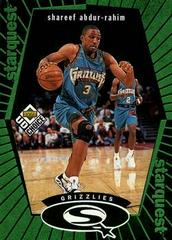 Shareef Abdur-Rahim #SQ28 Basketball Cards 1998 UD Choice Starquest Prices