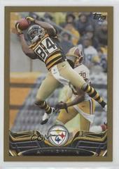Antonio Brown [Gold] #8 Football Cards 2013 Topps Prices
