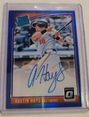 Austin Hays [Blue] Baseball Cards 2018 Panini Donruss Optic Rated Rookie Signatures Prices