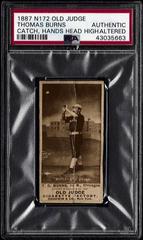 Thomas Burns [Chicago] Baseball Cards 1887 N172 Old Judge Prices