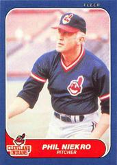 Phil Niekro #U-81 Baseball Cards 1986 Fleer Update Prices