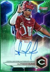 Alfredo Duno [Green] #B23-AD Baseball Cards 2023 Bowman's Best of Autographs Prices
