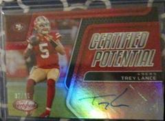 Trey Lance [Red] #CPS-TRL Football Cards 2022 Panini Certified Potential Signatures Prices