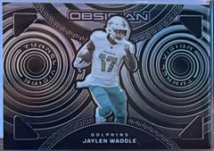 Jaylen Waddle #19 Football Cards 2023 Panini Obsidian Tunnel Vision Prices