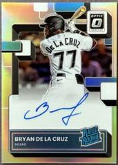 Bryan De La Cruz [Holo] #RRS-BC Baseball Cards 2022 Panini Donruss Optic Rated Rookie Signatures Prices
