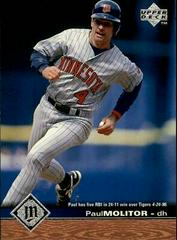 Paul Molitor #102 Baseball Cards 1997 Upper Deck Prices